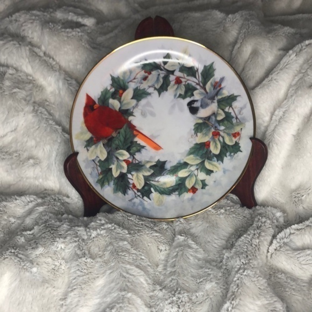 Franklin Mint Holiday Chorus Decorative Plate‎ “Theresa Politowicz "
